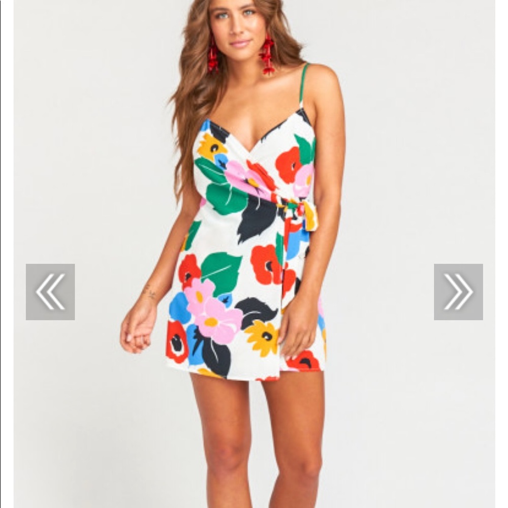 MUMU wrap dress